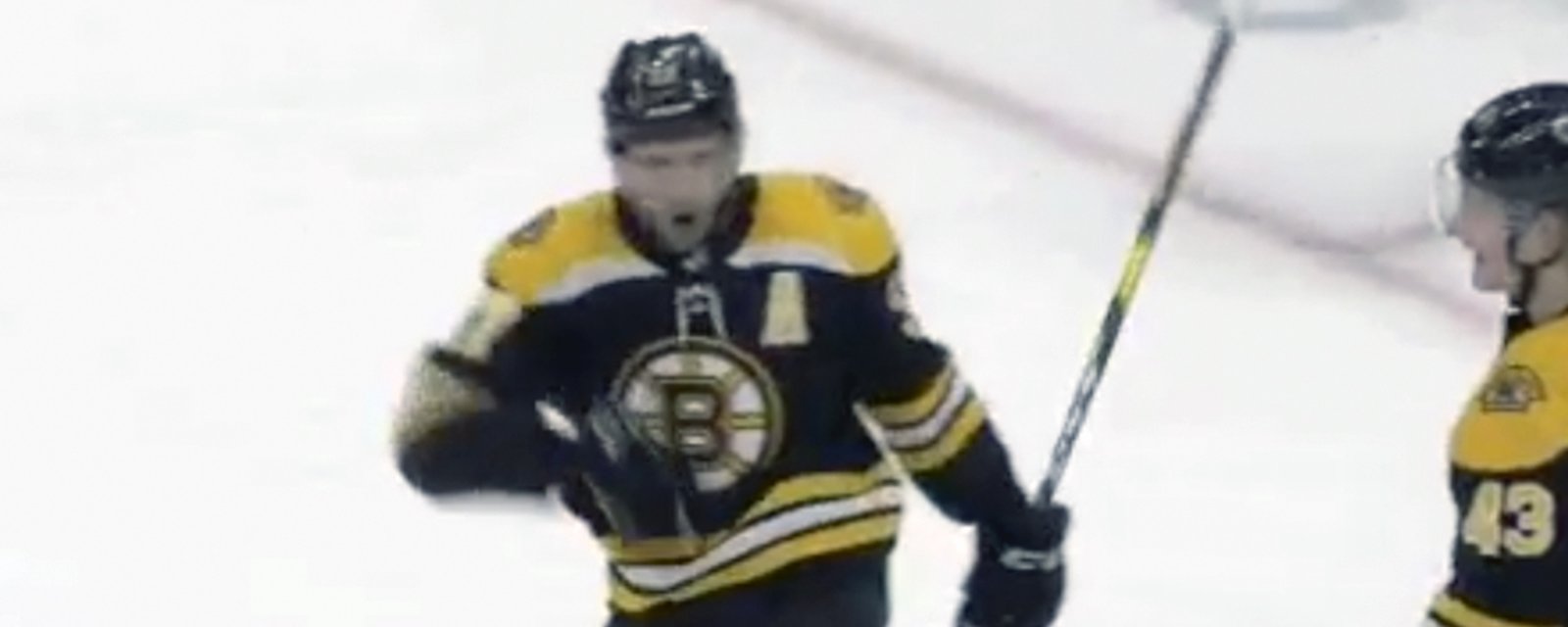 Bruins broadcaster Jack Edwards botches Bergeron’s game-tying goal call