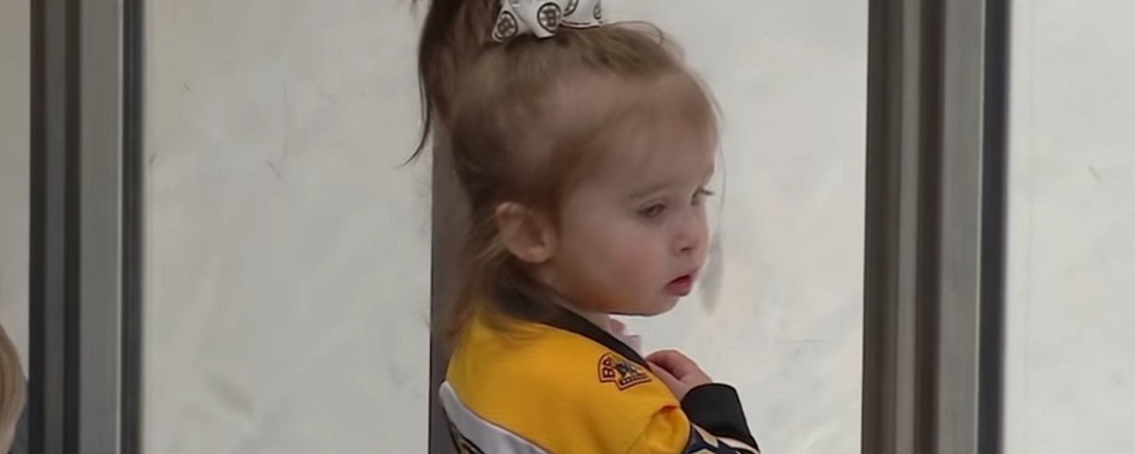 Brad Marchand shares a beautiful moment with his daughter.