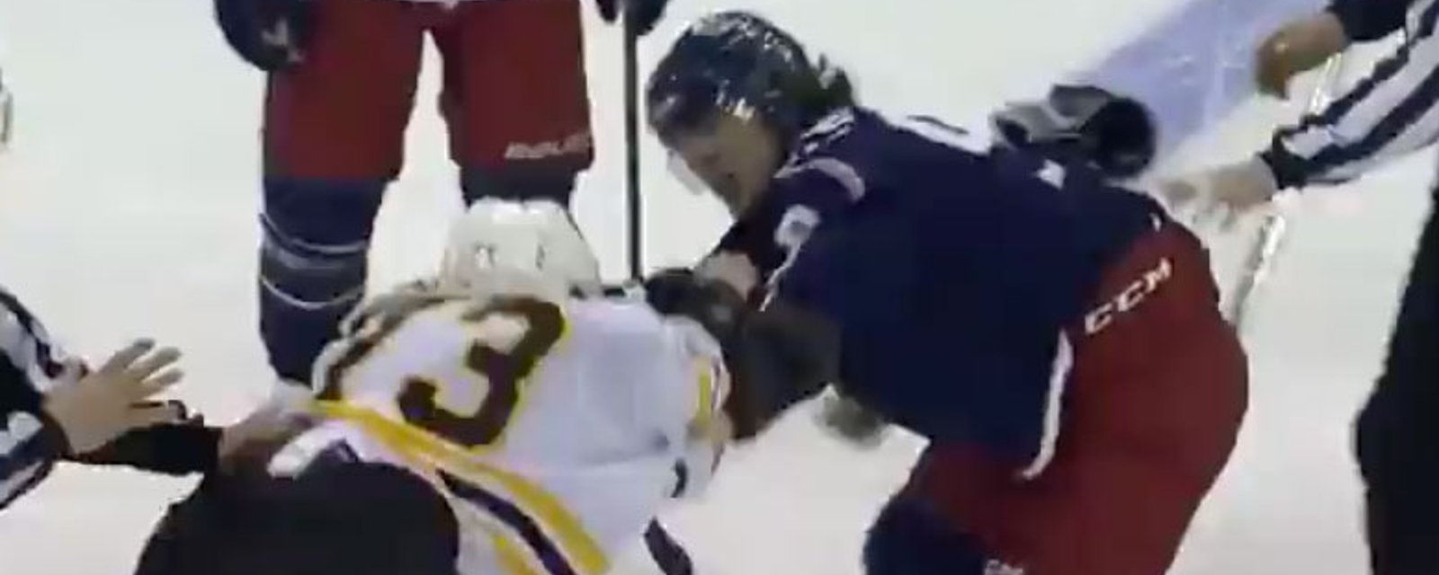 Breaking: Panarin drops the gloves on McAvoy in heated fight! 