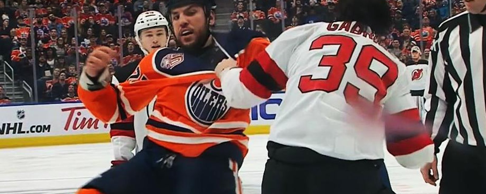 Lucic and Gabriel heavyweight fight goes a full 12 rounds! 
