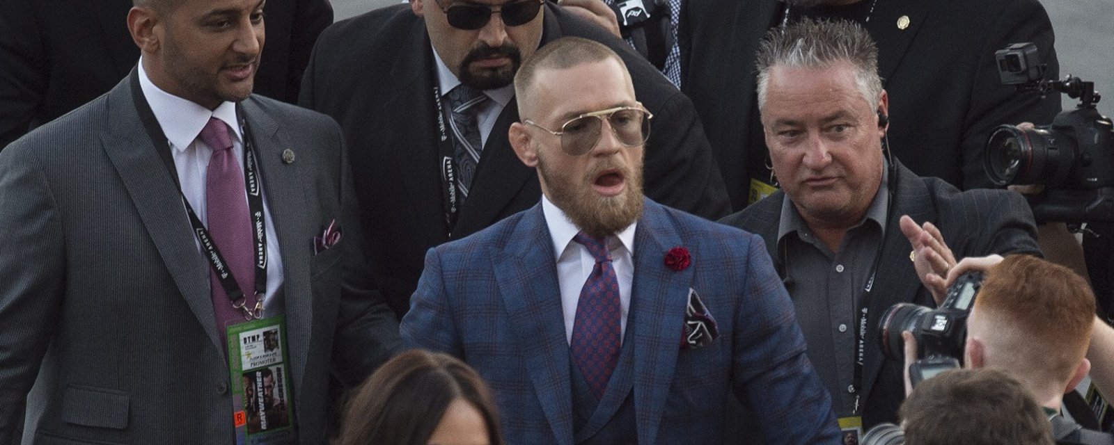 UFC mega star Connor McGregor to appear at an NHL game tonight!