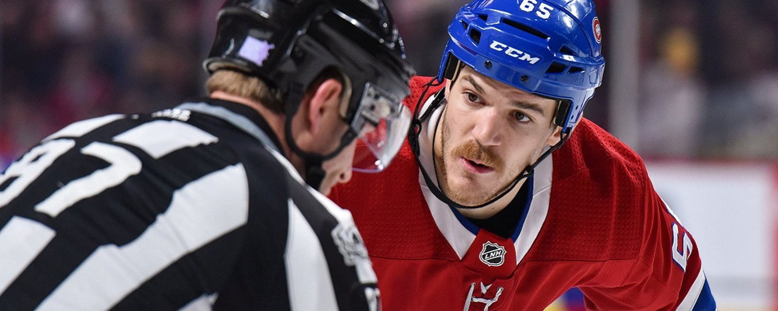 Angry Andrew Shaw appears to threaten his own teammates.