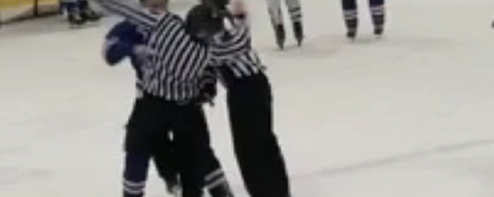 Player violently assaults referee during 'friendly' hockey tournament.