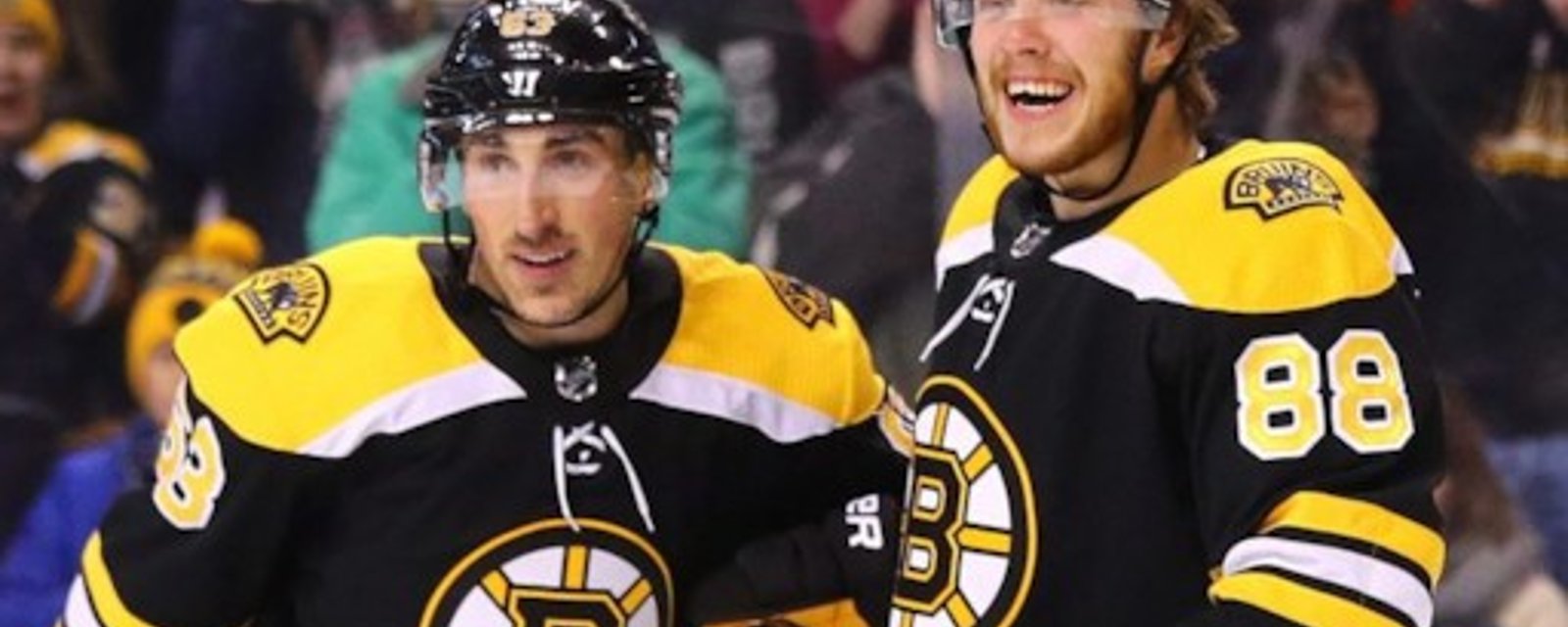 Pastrnak takes a big shot at teammate Marchand in Twitter battle gone wrong…