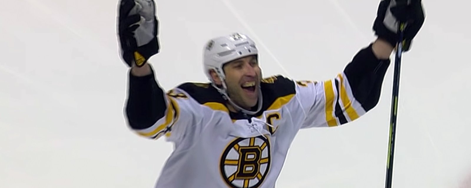 Zdeno Chara pays special tribute to his Dad for his 200th NHL goal