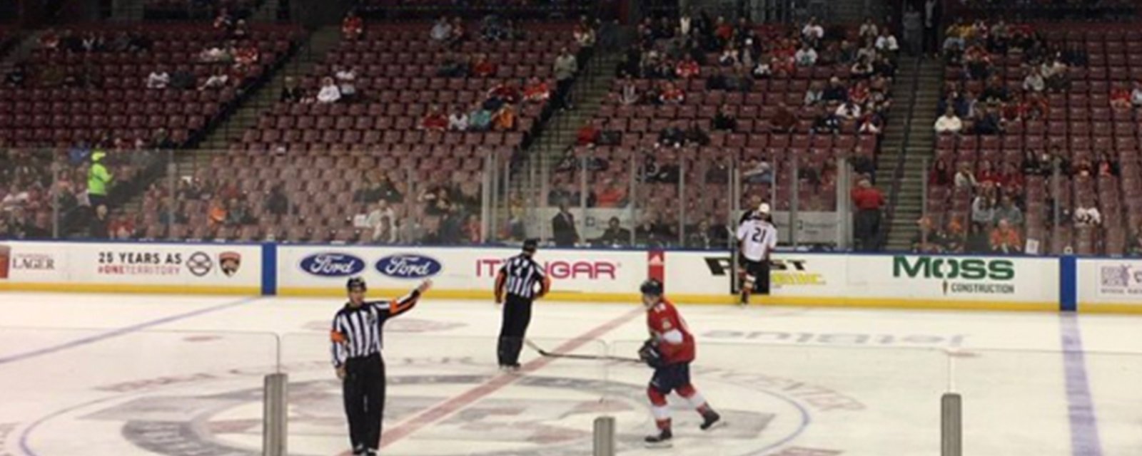Panthers set embarrassing new low in attendance for game against Ducks