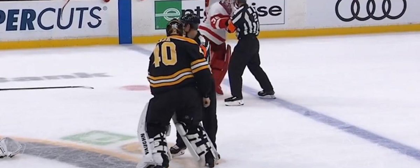 Howard and Rask try to square up as all hell breaks loose in Boston.