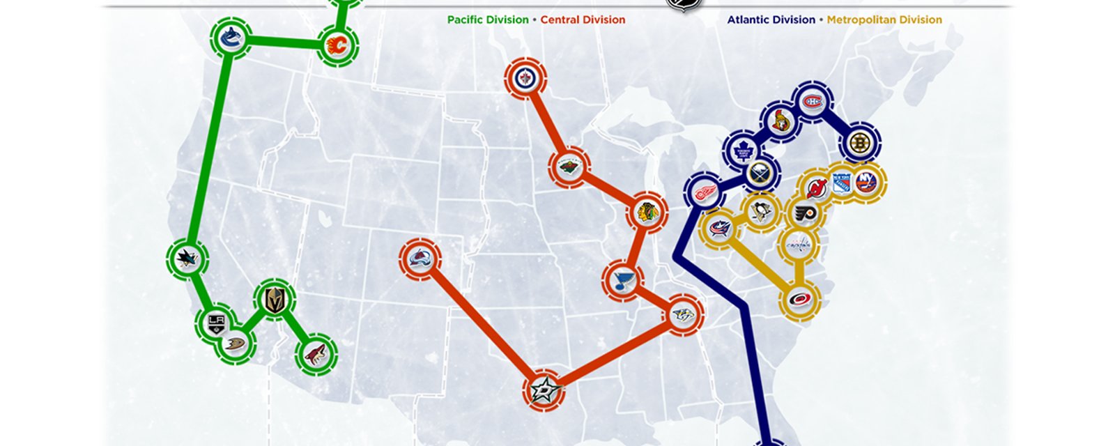 Report: NHL re-alignment plan leaked