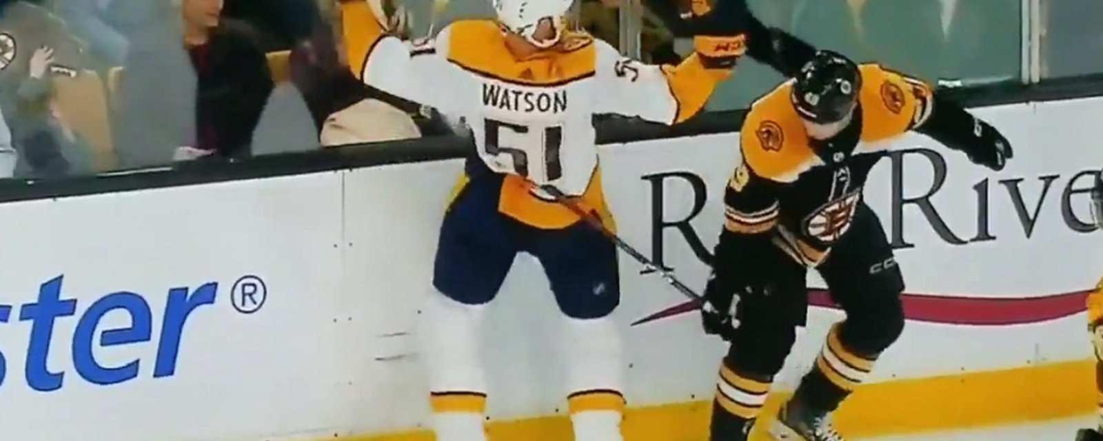 Jack Edwards destroys Austin Watson on the Bruins broadcast.