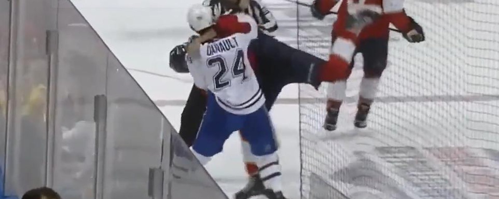 Ekblad doesn't get the revenge he wanted against the Habs as Danault gives him spinebuster! 