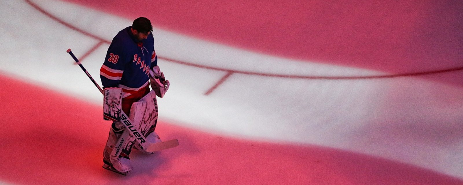 Henrik Lundqvist pulled from the 2nd straight game... against the Arizona Coyotes.