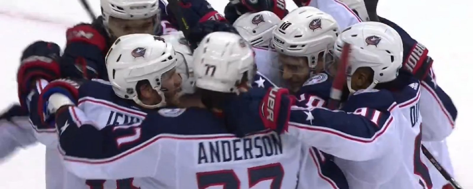 Blue Jackets mercilessly taunt Capitals after overtime winner.