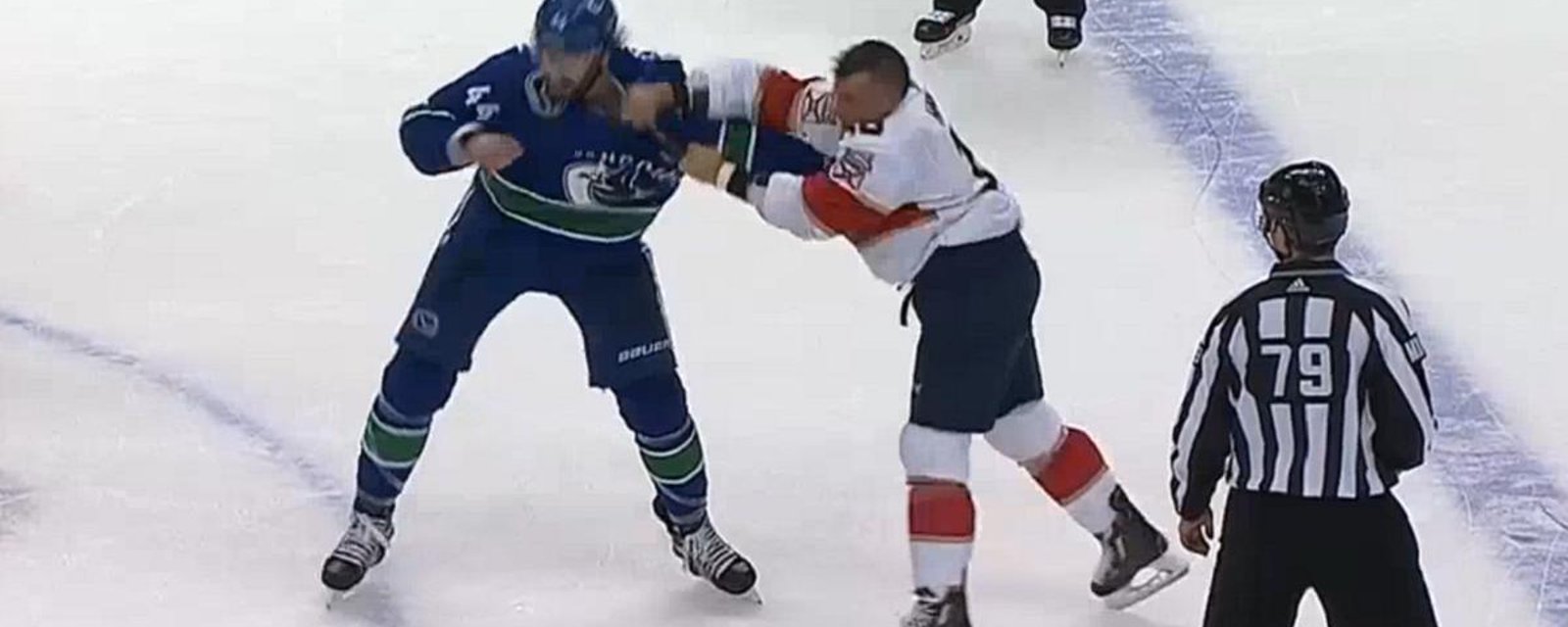 Gudbranson and Haley go back and forth in spirited fight.