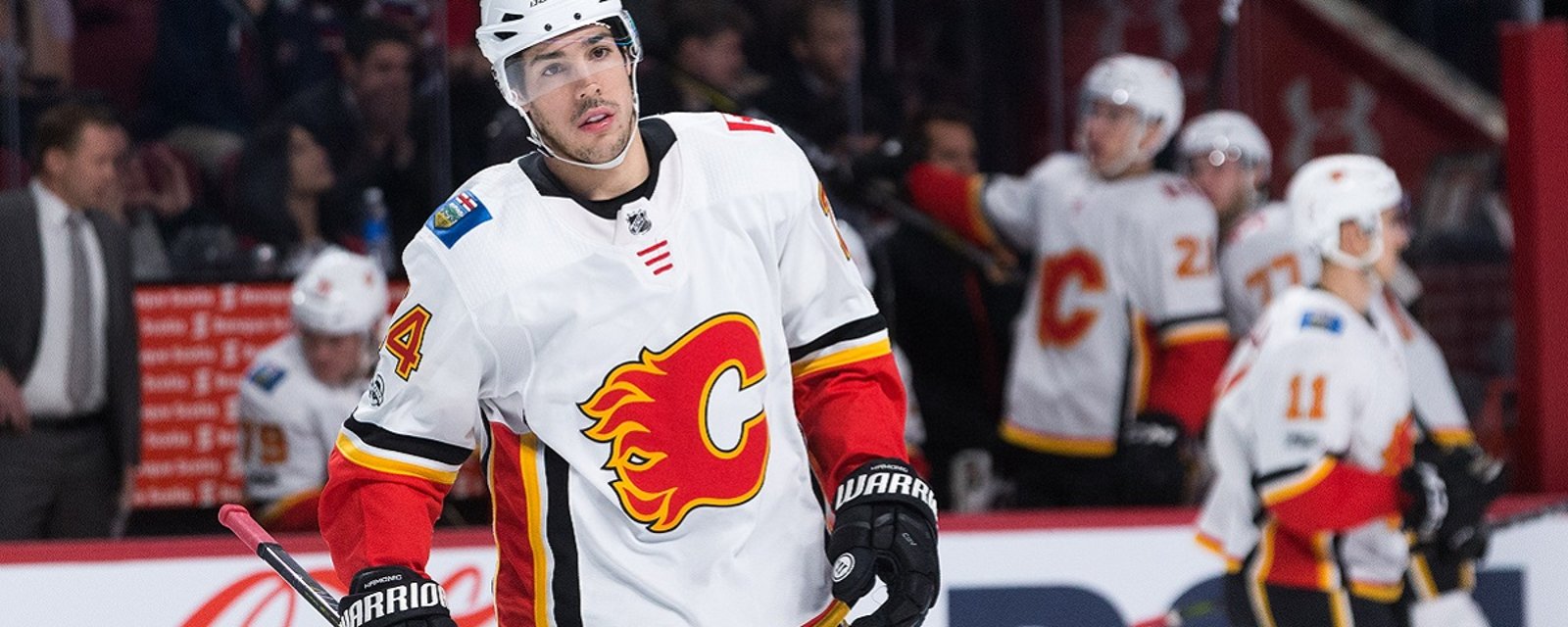 Report: Flames reveal the sad reason behind Hamonic's absence.