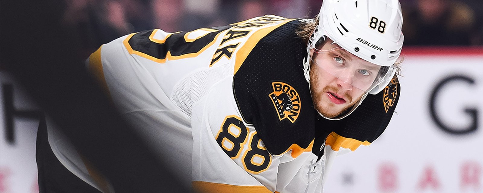 Pastrnak shares a funny story about the time John Scott challenged him to a fight