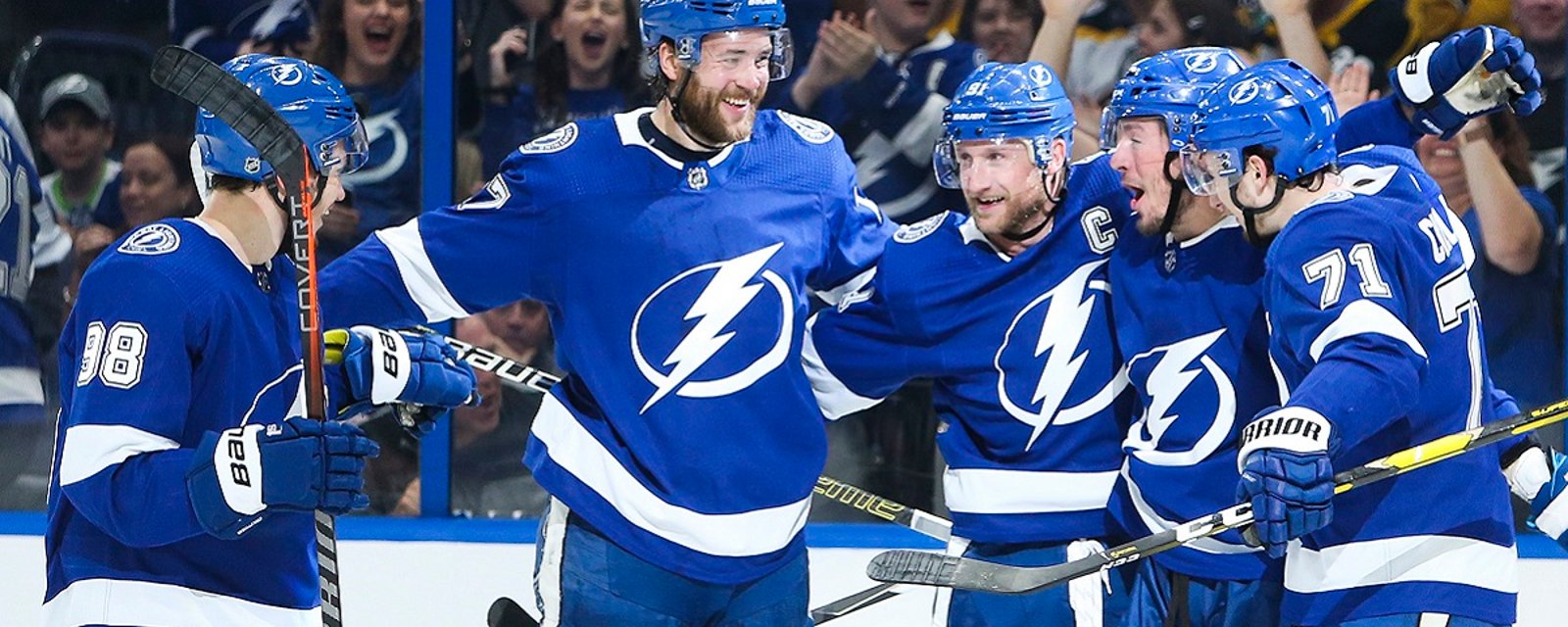 Breaking: Lightning star missing in the third period, team confirms he has been injured.