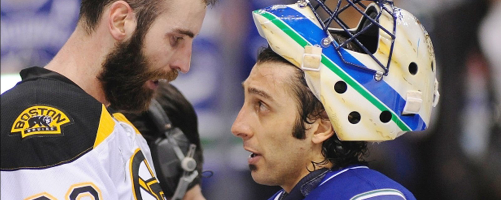 Chara delivers personal gift to Luongo this past weekend