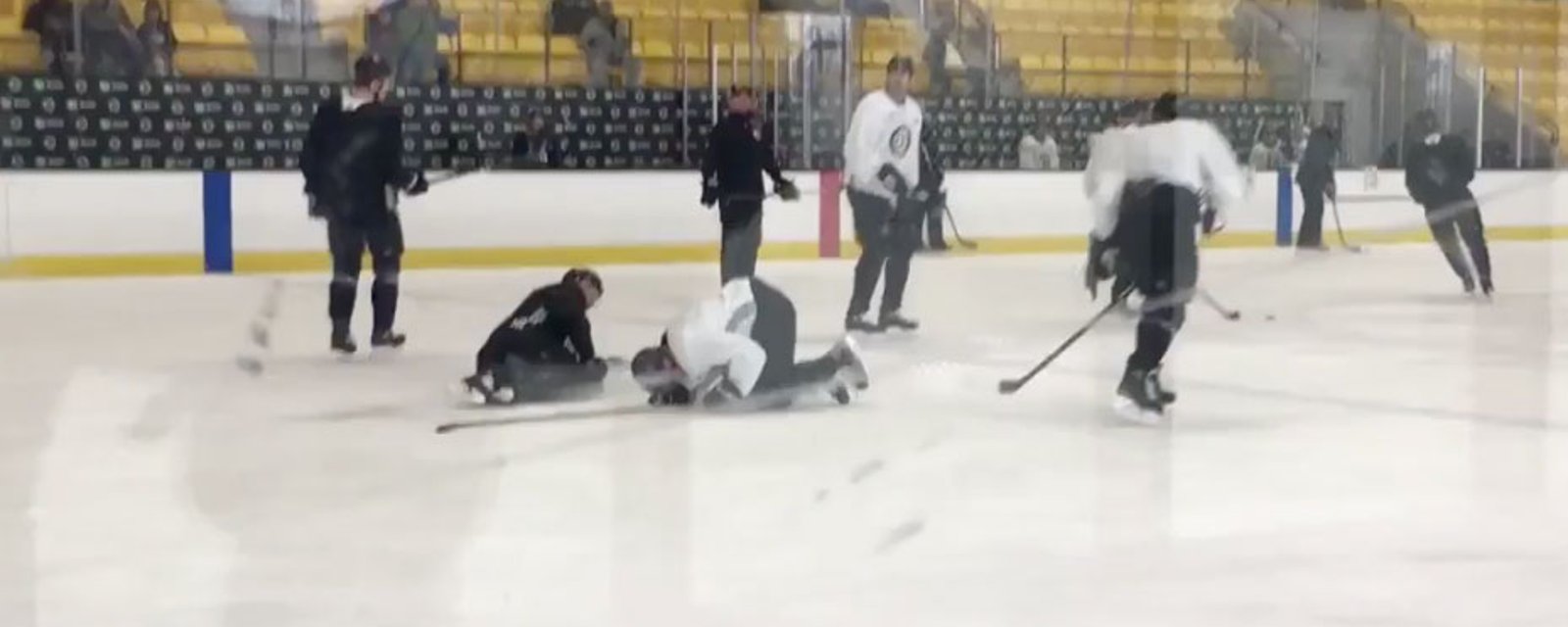 Bruins tell Backes he's a healthy scratch after he almost injured McAvoy during practice 