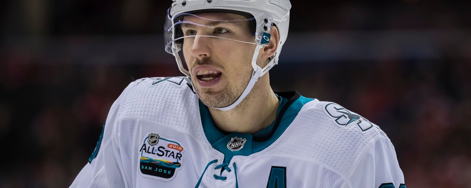 Logan Couture reveals he nearly lost a testicle in Game 2 of the Stanley Cup Playoffs.