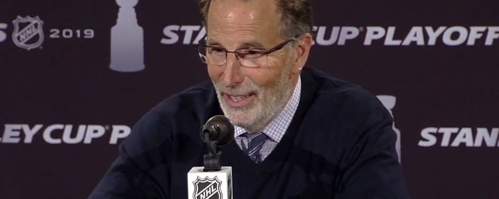 Torts shows up at his press conference reeking of beer!