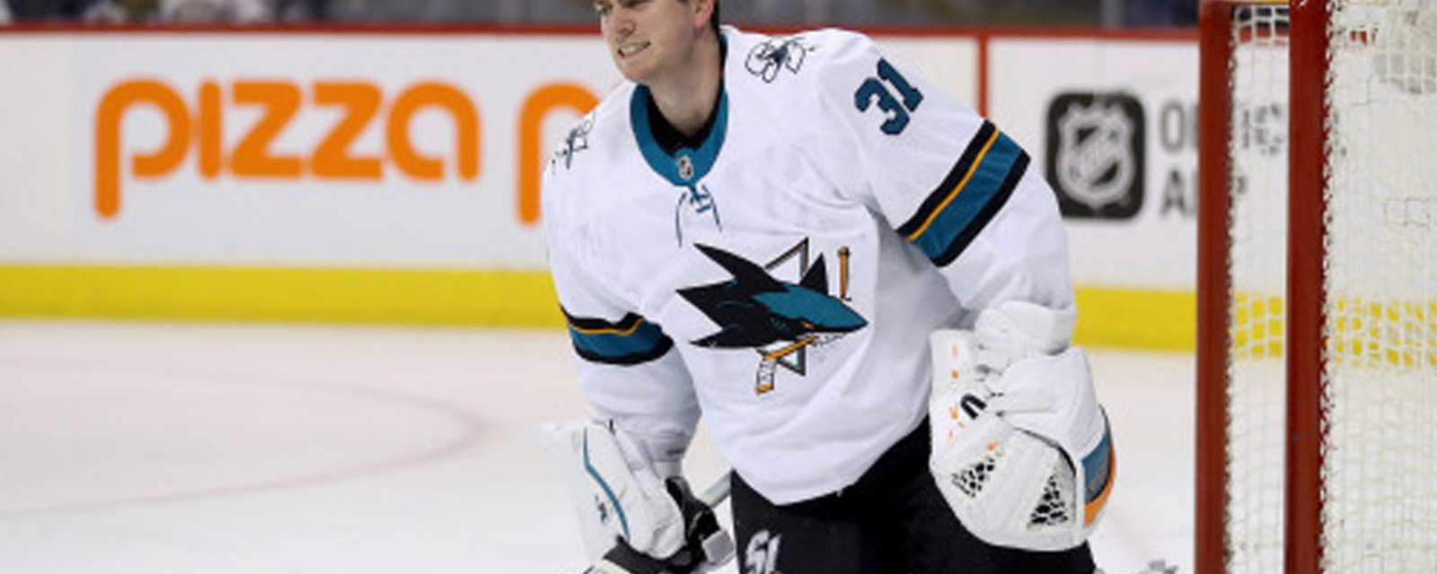 Sharks can't find goalie Jones in Vegas arena after humiliating loss... 