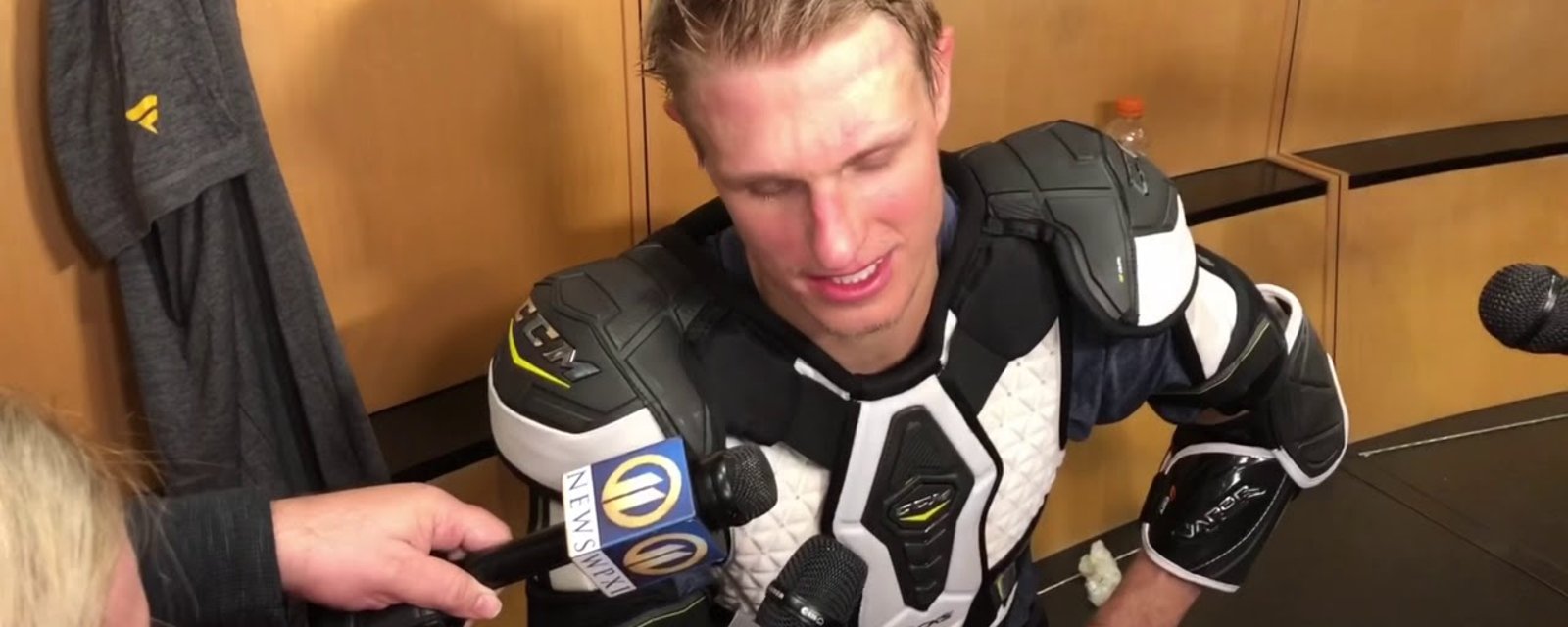 Pens’ Bjugstad misses out on happiest life moment while getting eliminated 
