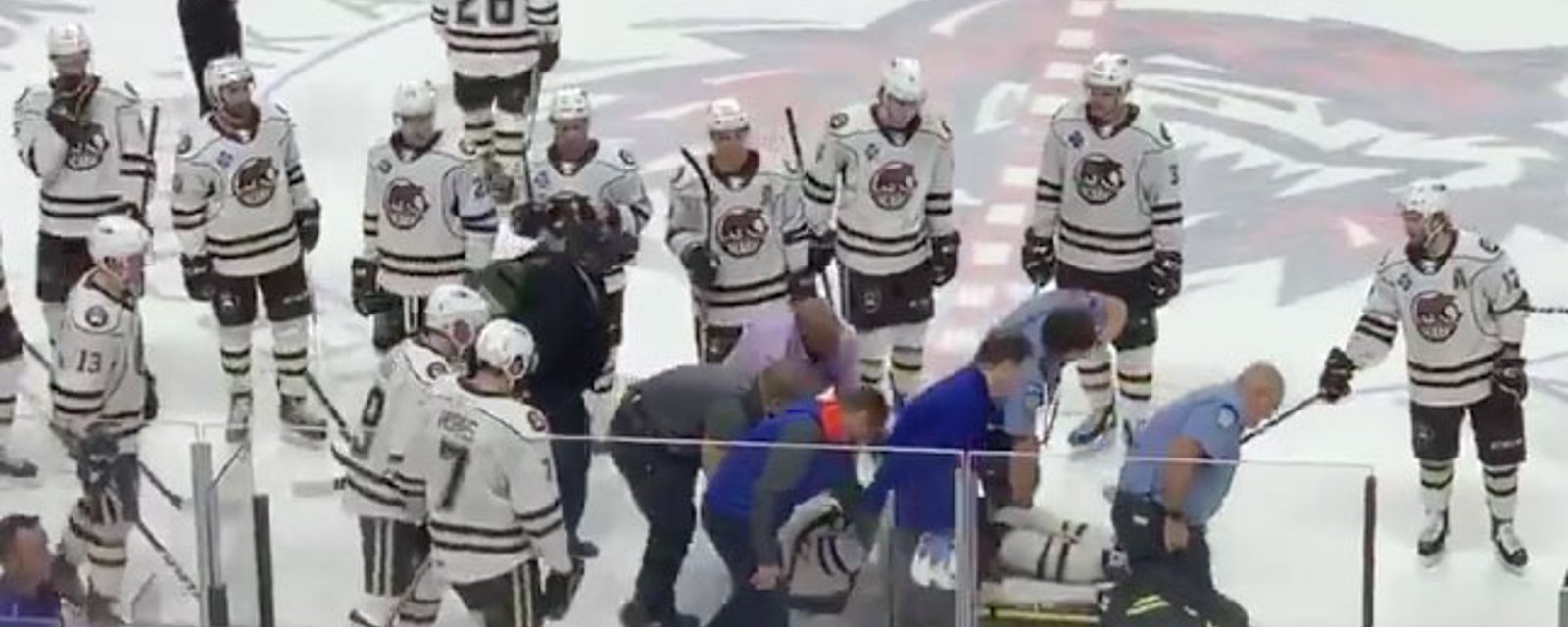 Breaking: Update provided on AHL player who couldn’t move after scary crash into boards