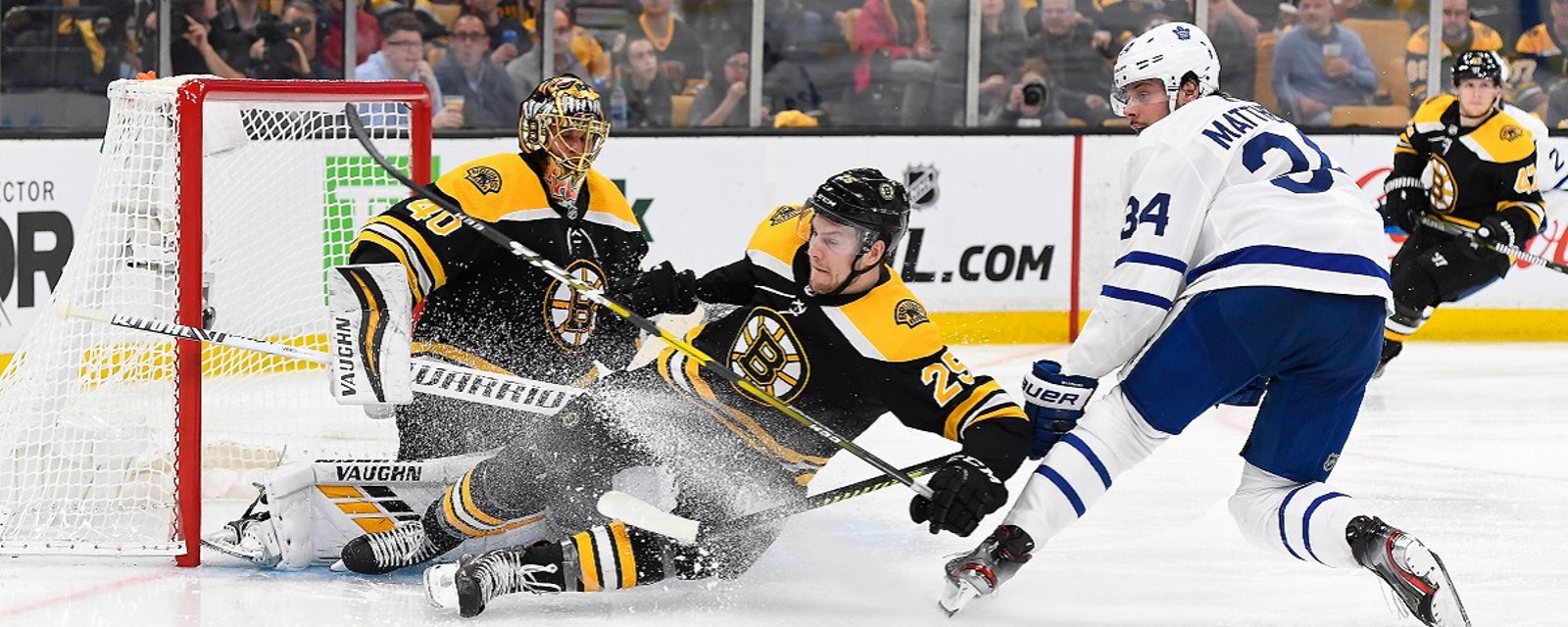 Multiple goaltenders call out the NHL over controversial goal in Bruins/Leafs series.
