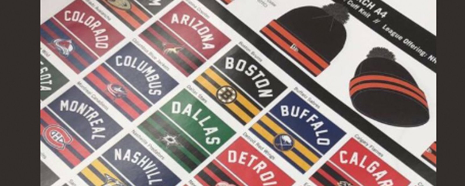 Leaked photo reveals team logo changes for 2019-20 NHL season