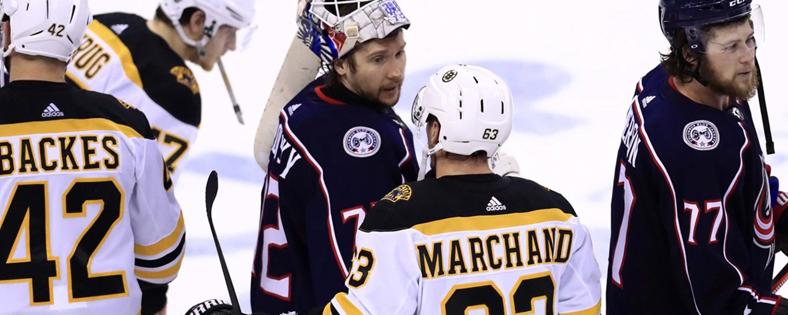 Marchand fires back at former NHLer after getting called out last night