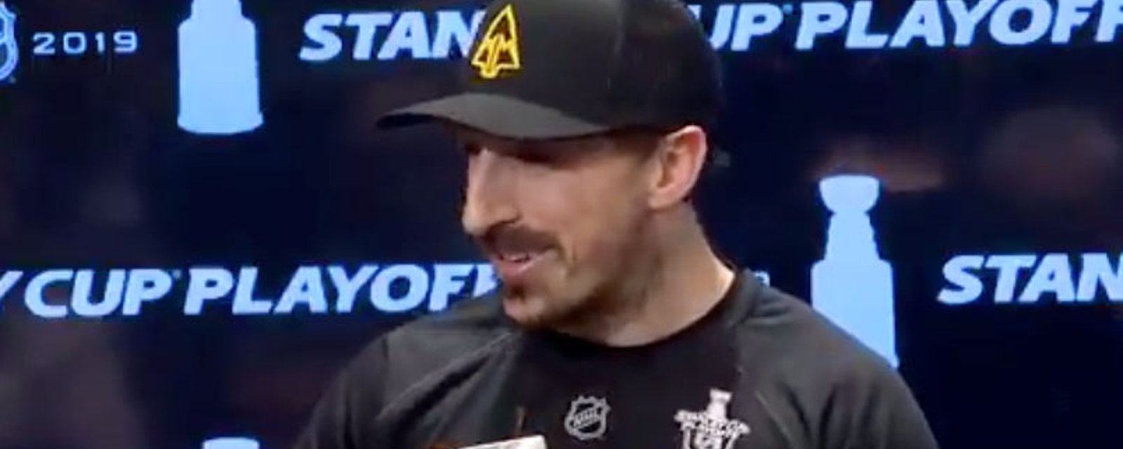 Marchand faces media with new approach after disciplinary meeting with Bruins 