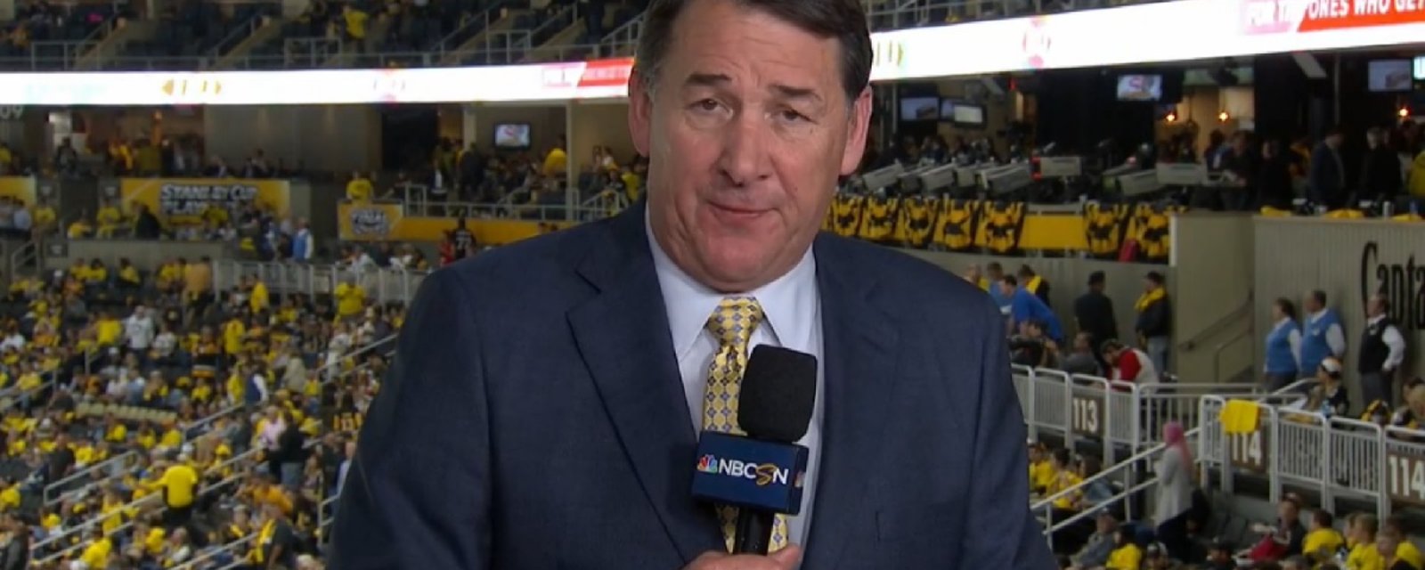 Mike Milbury changes his tune after criticizing Bruins forward.