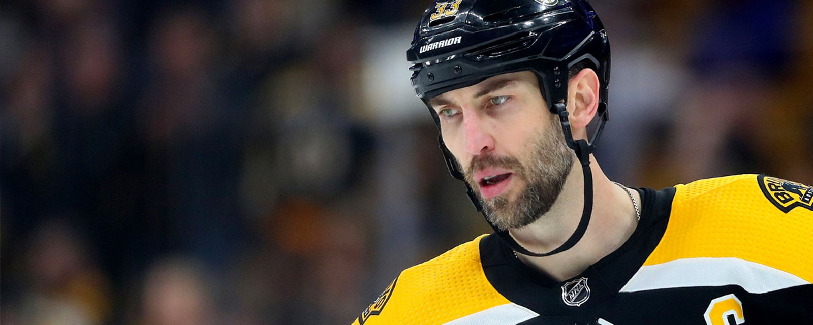 Breaking: Bruins pull Chara out of the lineup just minutes before puck drop