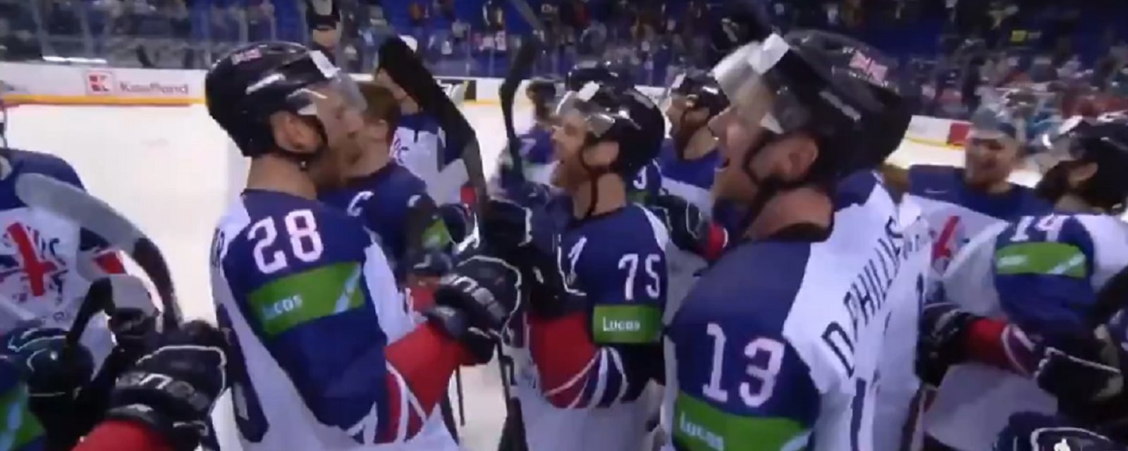 Great Britain's players sing the most obscene &amp;amp; amazing chant after avoiding relegation at the World Championship.