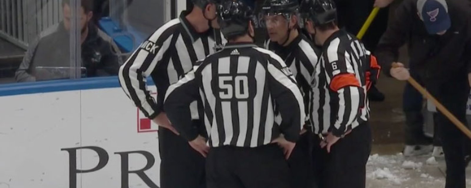 Referee Wes McCauley leaves game and gets replaced in Game 6! 