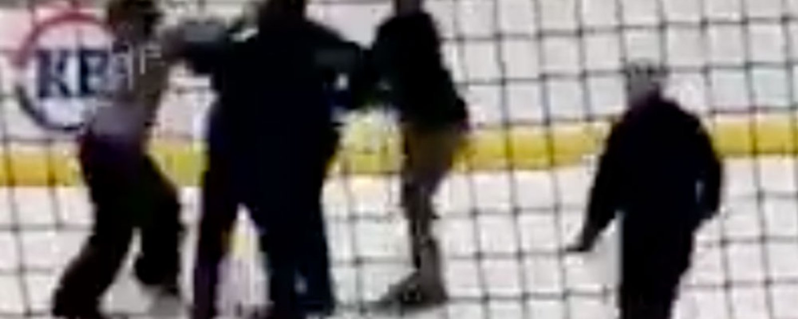 Referee assaulted on-ice by crazy hockey Dad in Alberta