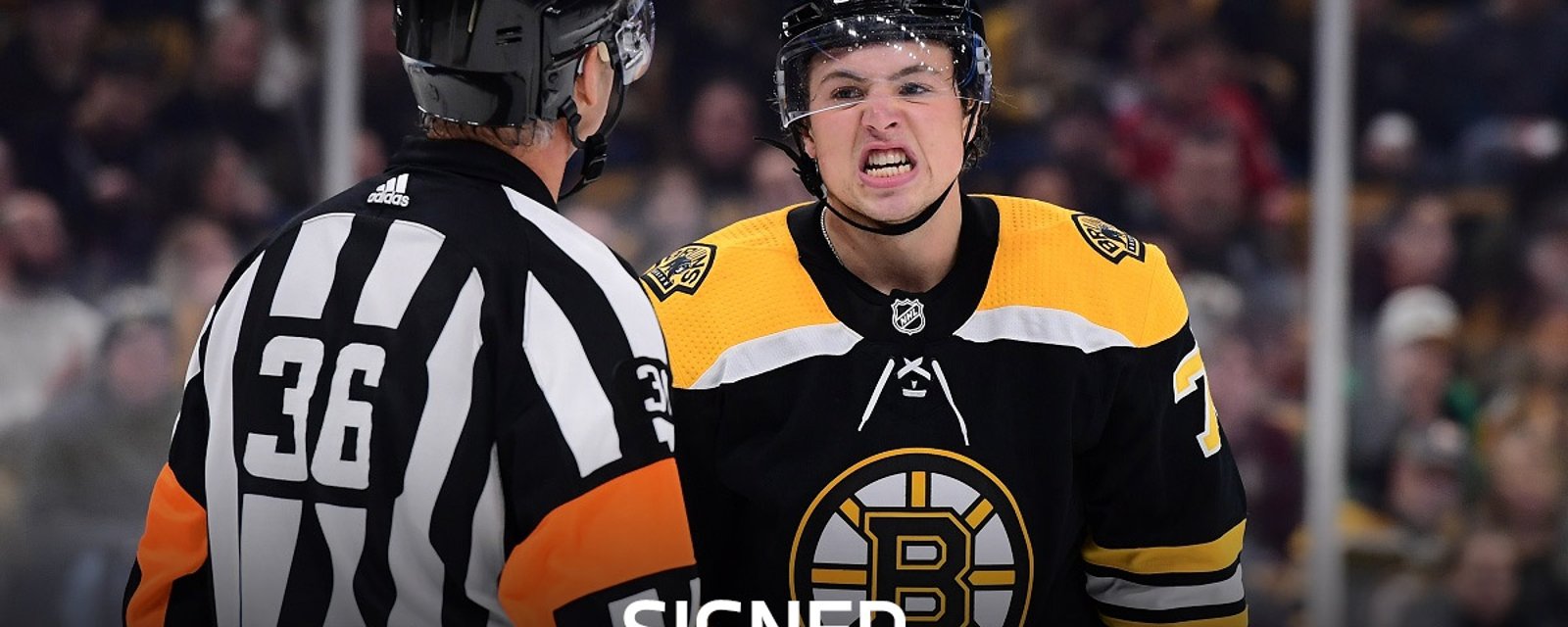 Breaking: Bruins sign Charlie McAvoy to a brand new deal.