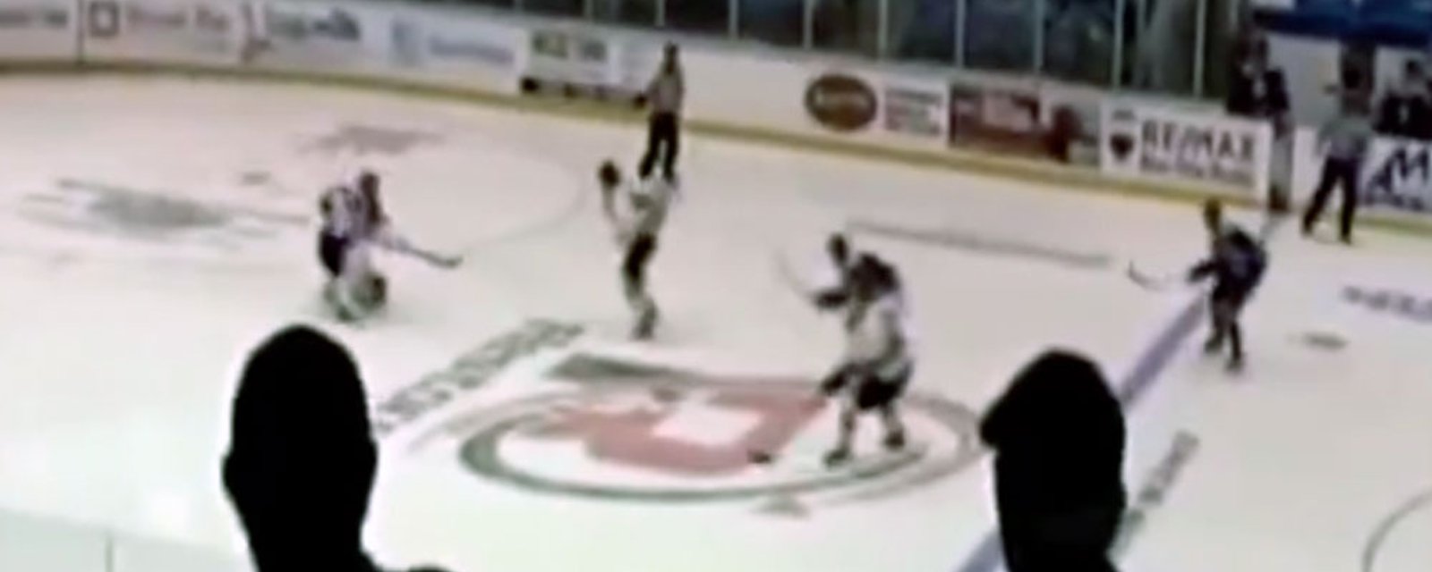 Junior player receives 25 game suspension after demolishing goalie with open ice hit