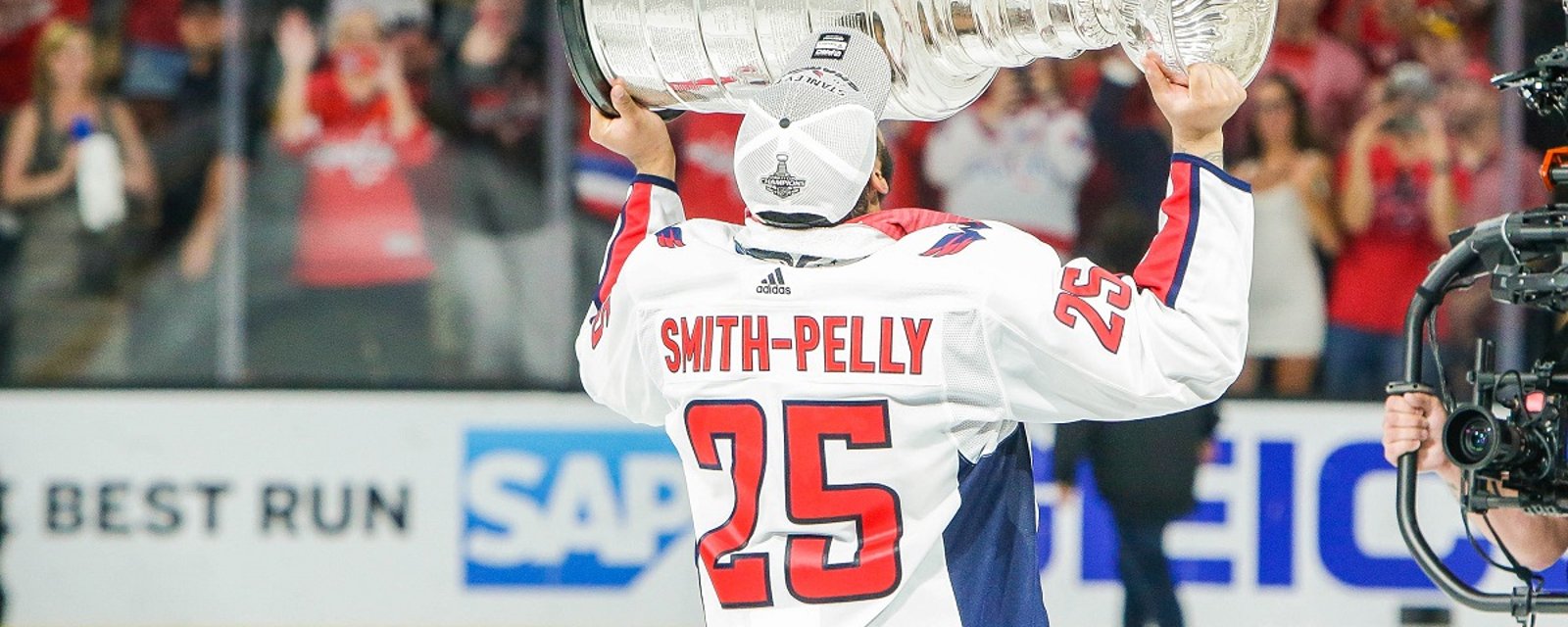 Devante Smith-Pelly has been cut from NHL training camp.