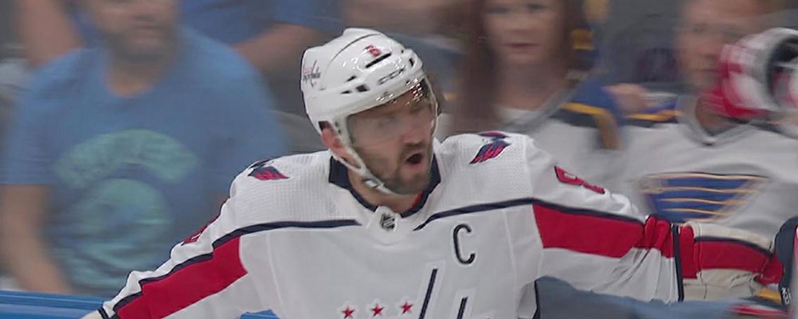 Ovechkin scores his first of the season with a remarkable effort