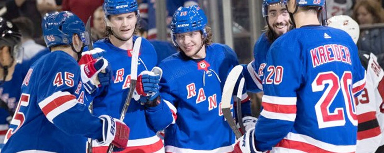 Panarin wires home his first goal as a Ranger