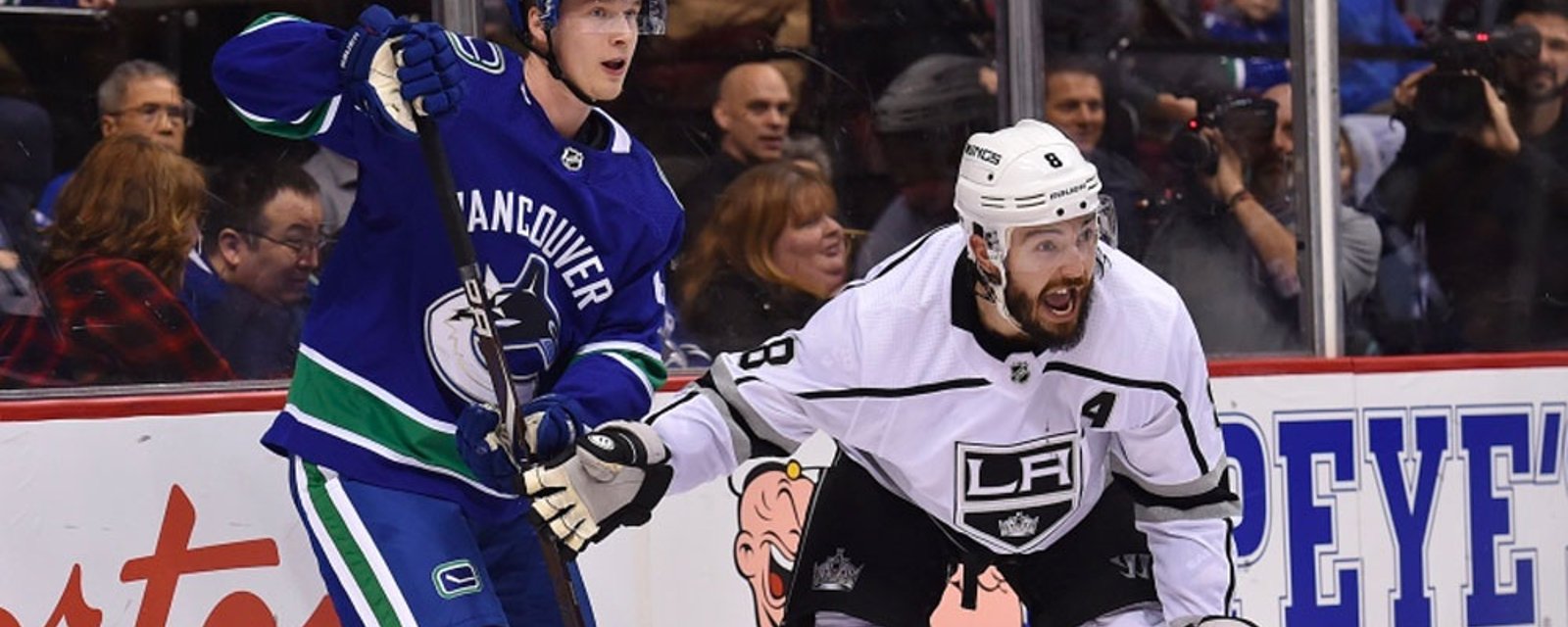 Doughty goes off on Canucks after embarrassing 8-2 loss
