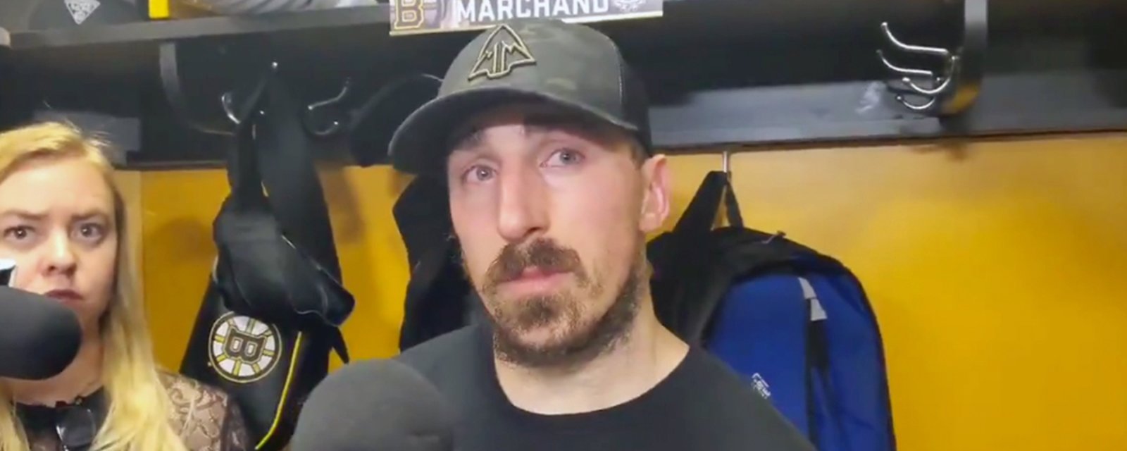 Marchand tears up, calls Game 7 loss the most painful of his career