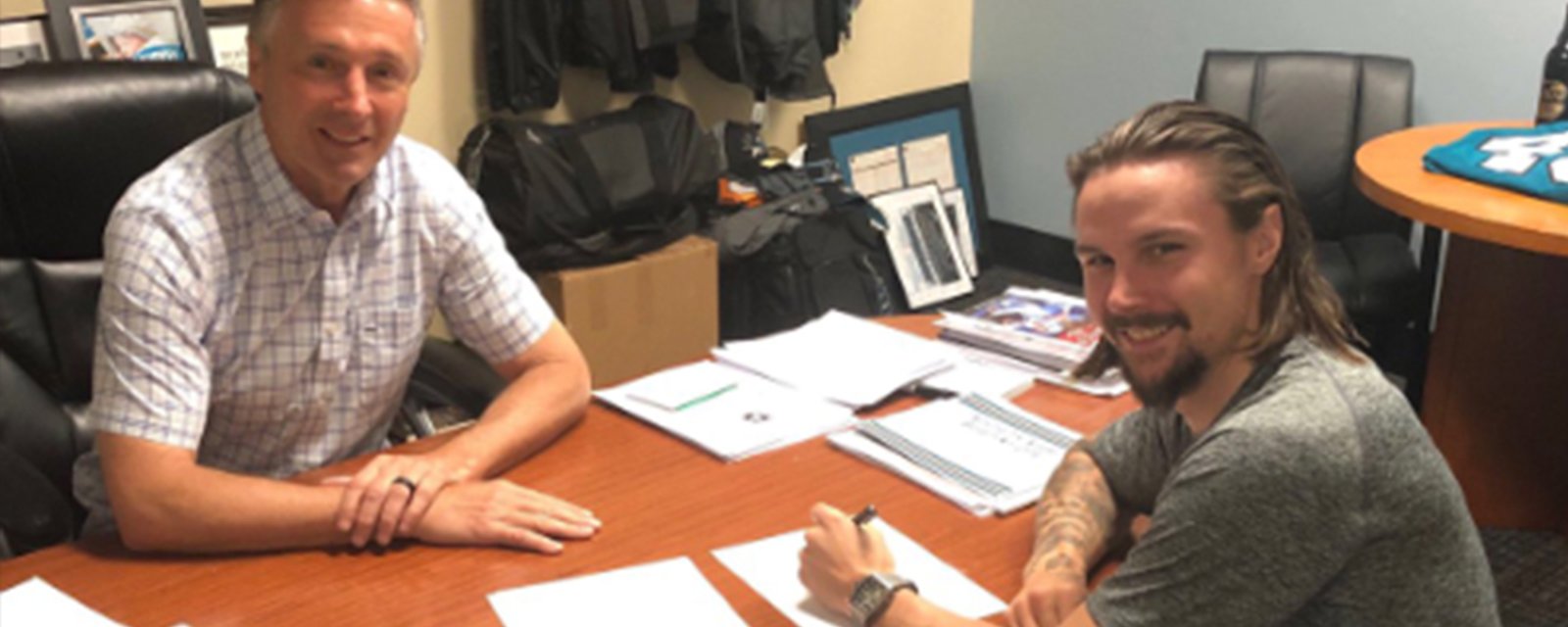 ICYMI: Karlsson signs historic contract with Sharks