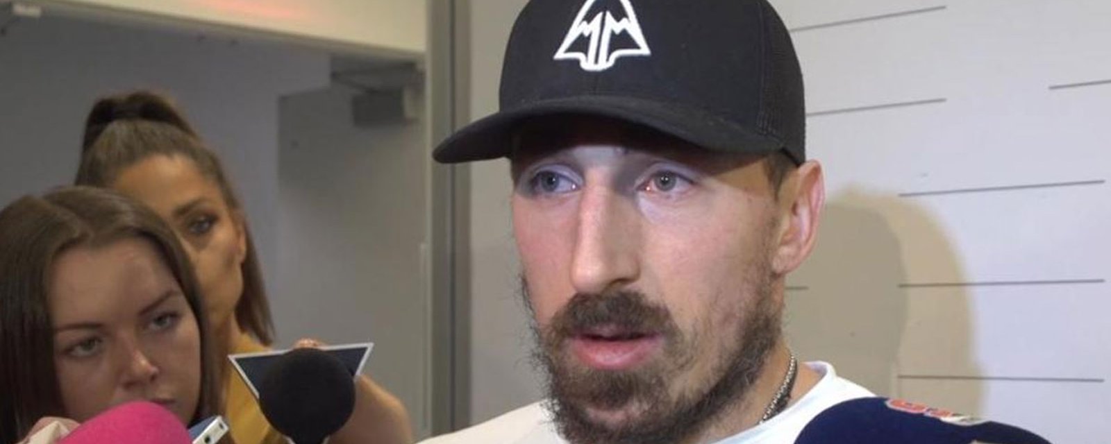 Marchand still haunted by costly mistake as he faces media with tears in his eyes