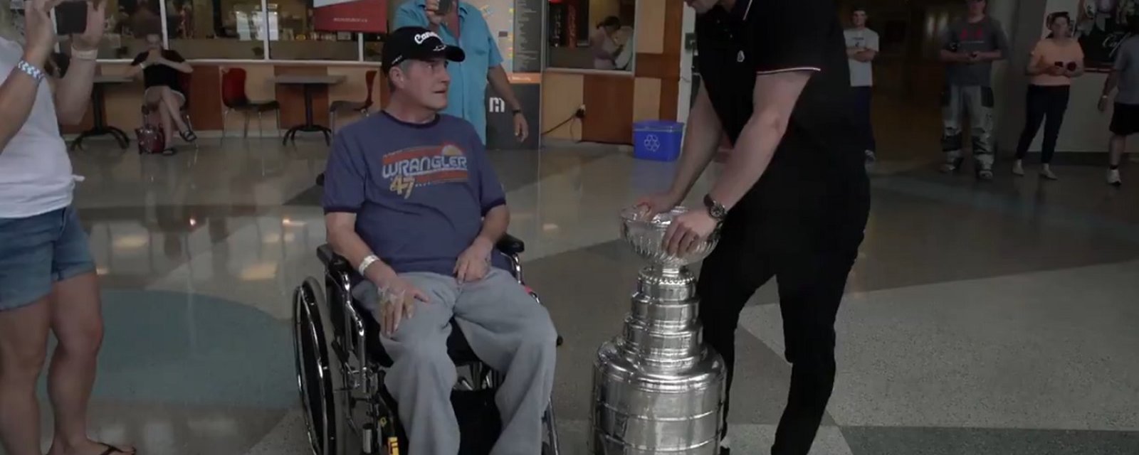 Vince Dunn brings a grown man to tears on his day with the Stanley Cup.