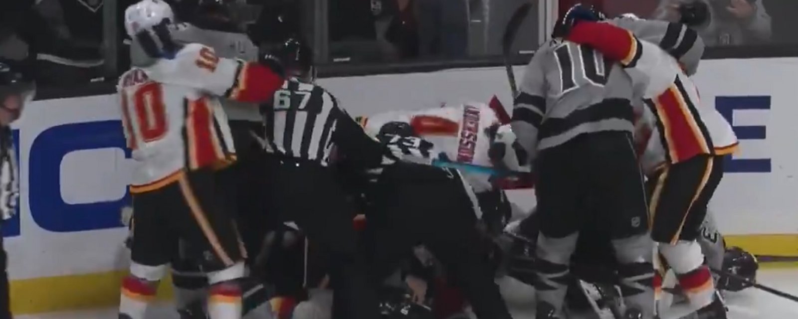 Doughty and Tkachuk at it again and then all hell breaks loose!