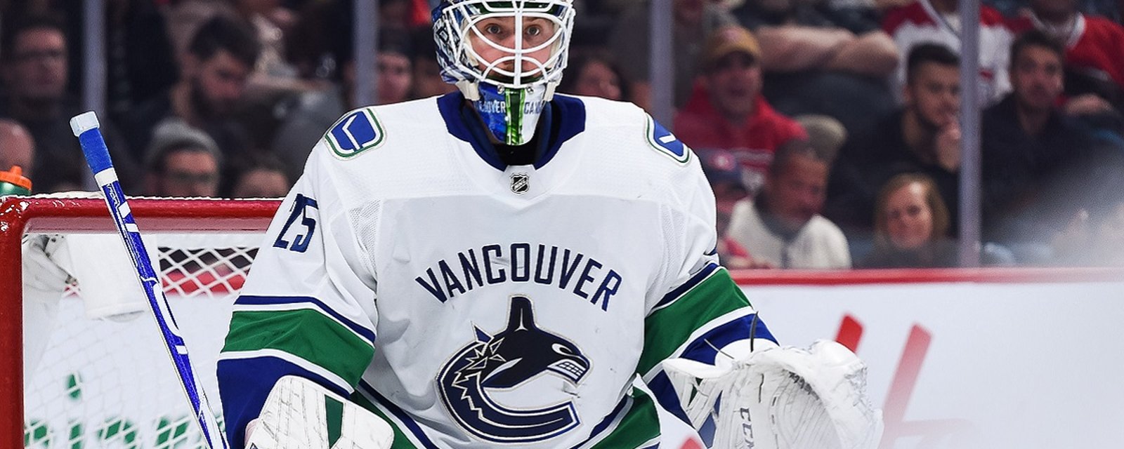 Jacob Markstrom makes a heartbreaking announcement on Sunday.