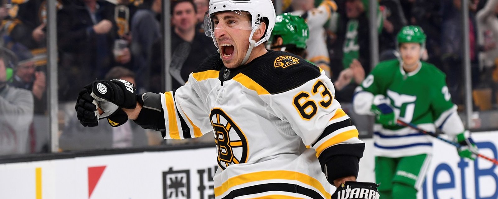 Brad Marchand once again taunts Toronto's fans after his victory “lap” on Friday.