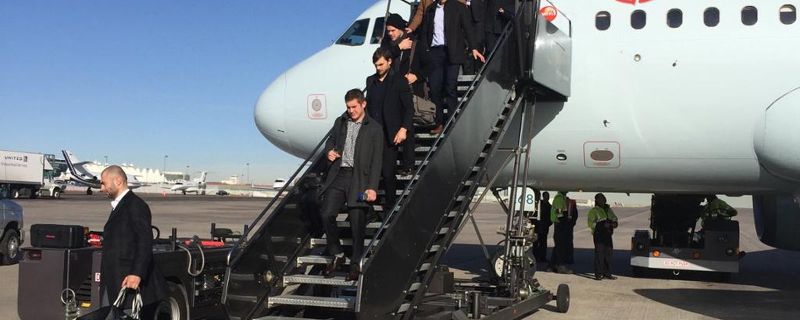 Emergency landing for Flames’ plane after last night’s loss